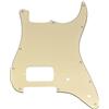 Musiclily Pro 11 Fori ST Battipenna per Chitarra Elettrica Squier Sonic Strat HT H, 3 strati Crema