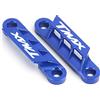 Modeer per Yamaha Tmax 560 Tech Max 2020-2023 Tmax 530 SX DX 2017-2020 Moto CNC Coppia Parafango anteriore Piastra dell'asse Slider decorativo tmax530 tmax560 techmax Accessori (blu)