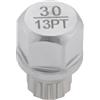 EMSea 30/13PT Chiave Bloccaggio Ruota Strumento Rimozione Dadi - Antifurto per Auto Compatibile con BMW Serie 5 Serie 3 Serie 1