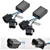 OUSHI Decoder Canbus H13 9008 Anti Sfarfallio, H13 Decoder per Fari a Lampadine LED 9008 Canbus Adattatore Canceller Errore Avviso Resistore (2 Pezzi)
