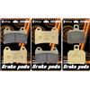SYUU S SYUU Pastiglie Freno Anteriore e Posteriore per moto Compatibili con Ducati 696 08-15 796 Monster 10-15 848 Streetfighter 12-15 1100 Monster 09-12 1200 per montagna, tour motocistici FA244F FA266R