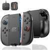 JSAUX Impugnatura di ricarica per Switch 2 Joy Con, batteria integrata e gioco durante la ricarica, compatibile con Nintendo Switch 2 (2025) Joy Con, con copertura protettiva frontale