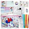 Disney - Cancelleria Minnie Mouse - Gadget e Oggetti di Minnie con Adesivi, Penne e Pennarelli - Cose di Minnie per Amanti Disney