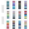 JRSHIRLEYLTD Sticky Notes - Set di 2400 foglietti adesivi in PET per segnalibri, studi, ufficio, agenda scolastica, promemoria, con 2 set di note adesive trasparenti