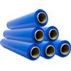 Sidi Global Market Pellicola per imballaggio, pellicola blu, carta film, rotolo di plastica protettiva per mobili, scatole di spostamento, plastica copritutto 50 cm x 300 m estensibile - SIDI (6 pezzi, blu)