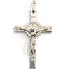 De Bussy Ciondolo a croce San Benedetto in argento sterling, Argento