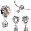 Genérico Disney - Ciondolo della casa e dei palloncini di Up, argento sterling 925, compatibile con Pandora e altri braccialetti con ciondoli