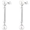 Brosway Orecchini Donna, Orecchini Pendenti in Acciaio e Perle | Collezione AFFINITY - BFF168