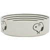 Peanuts Ciotola per cani Snoopy con design a forma di osso, ciotola per acqua o cibo in gres porcellanato da 16,5 cm per cani di piccola e media taglia, simpatico piatto per animali domestici