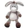 champracer Simpatico asino grigio - Peluche per bambini, ragazzi e ragazze - Morbido peluche per coccolare e giocare - regalo