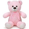 SNOWOLF orsacchiotto peluche Morbido simpatico orso bambola giocattolo animale regalo per i bambini ragazzi ragazze compleanno Natale San Valentino (60m, rosa)