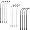 TAOZHUGONG Modelleisenbahn - Set di 12 lampade a LED, 14 cm, luce bianca calda, 12 pezzi, 14 cm