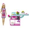 Barbie Playset Fiorista con Bambola Bionda, Postazione per Realizzare Fiori e Accessori, Giocattolo per Bambini 3+Anni, GTN58