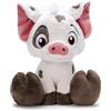 Disney Store Official Peluche Big Feet Pua, Oceania, 23 cm, tenero Peluche di Maialino, 0+