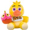 Jazwares Five Nights At Freddy's Peluche classico di Chica, 20,3 cm, con materiale morbido e occhi che si illuminano al buio