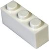 LEGO Parti e pezzi: Bianco 1x3 Mattone x20