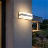 Applique 2xE27 per esterni a Luce Diffusa IP65 Inox - Serie Glow