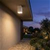 Plafoniera da soffitto E27 Quadrata IP54 in Alluminio - Bianca