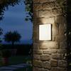 Applique Quadrata per esterni 2xE27 a Luce Diffusa IP65 Bianca