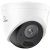 SANNCE Telecamera Esterno PoE 3 MP, Dome Camera con Audio, Visione Notturna 30 m, Rilevamento Movimento, Resistente alle Intemperie IP67