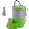 Agora-Tec Pompa sommersa Agora-Tec AT per acque chiare 250W Vario-Control (1 mm di aspirazione piatta) interruttore a galleggiante regolabile in continuo con valvola di ritegno e max 0,4 bar e max 3000l/h