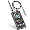 JMDHKK Rilevatore di Telecamere Nascoste e Microspie - Localizzatore di Tracker Magnetici e Segnali Radio per Casa, Ufficio, Hotel, Auto - (Grigio)