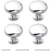 KASLCWA 4 Pezzi Pomolo per Mobili Rotondo, 22mm Maniglia per Armadietto con Viti, Pomelli per Porta Maniglia, maniglie per Porte Armadietti Cassetti e Guardaroba