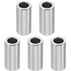 PATIKIL M5 Distanziali in Acciaio Inossidabile, 5pz Distanziatore Metallico Acciaio Inossidabile 5,1mm ID x 8mm OD x 16mm L Stainless Steel Spacer Vite Rotondo per 1/5 M5 Bulloni a Vite