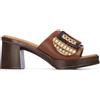 REFRESH - Sandali Donna Camel - Scarpe comode e versatili - Moda casual - Modello 17502802 (Misurare 37)