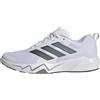 adidas Uomo Rapidmove Go Training Shoes, Ftwr White/Core Black/Iron Met., 40 2/3 EU