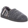 MUK LUKS Men's Christopher Slippers, Pantofole Uomo, Peltro Zaffiro Scuro, Medium