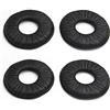 POFET 2 paia di cuscinetti auricolari di ricambio in spugna per cuffie con cancellazione del rumore, compatibili con cuffie MDR-V150 V250 V300 V200 ZX100 ZX110 ZX300 - nero