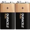 Duracell 75051885, Pila Alcalina, 9 V x2 Plus Power