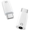 MoKo Adattatore per Cuffie Audio da USB C a 3,5 mm, Dongle da Tipo C a Cuffie con Jack Aux da 3,5 mm Compatibile con iPhone 17 Air 16 15 Pro Max, Galaxy S24 S23 S22, iPad Air/Pro, MacBook,Pixel,Bianco