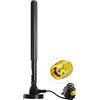 Vecys 4G LTE Antenna RP SMA Maschio Connettore 8DBi GSM/3G/4G Omni-direzionale Outdoor Indoor 4G Antenna 3M RG174 Cavo con Base Magnetica
