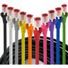 1aTTack.de 0,25 m - 10 pezzi - Cavo LAN Ethernet Cat6 RJ45 - 10 colori - Cavo di rete ad alta velocità per streaming, giochi, TV e computer - Stabile e durevole - Perfetto per reti domestiche e in ufficio