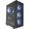 CyberpowerPC Regiment PC Gaming - AMD Ryzen 5 4500, Nvidia RTX 3050 6GB, 8GB RAM, 500GB NVMe SSD, 650W 80+ PSU, Wi-Fi, Windows 11, Sylph RGB