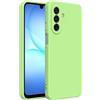 Captor Cover Samsung A17 Custodia Colorata in Silicone Liquido, Antiurto, Flessibile, Bordo Rialzato per Schermo e Fotocamera Con Microfibra Interna per Cover A17 Samsung (Verde)