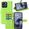 Fertuo Cover per Motorola Moto G86, Custodia Portafoglio Cover a Libro in Pelle Flip Case Sottile con Silicone Bumper, Fibbia Magnetica, Porta Carte e Kickstand, Verde