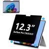 MEGOO Protezione privacy per Surface Pro 7/6/5/4/3 12,3 pollici, anti-spia, antiriflesso, luce blu e blocco UV, tecnologia magnetica nanotecnologia, design rimovibile