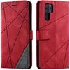 SONWO Cover per Huawei P30 PRO, Flip Caso in PU Pelle Case Cover Portafoglio Custodia per Huawei P30 PRO, [Kickstand] [Slot per Schede], Rosso