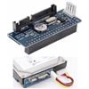 Bolwins F40S - Adattatore convertitore IDE/PATA a SATA, 40 pin a presa SATA, PCBA per HDD 3,5 pollici, compatibile IDE 40 pin