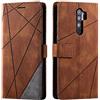 SONWO Cover per Xiaomi Redmi Note 8 PRO, Flip Caso in PU Pelle Case Cover Portafoglio Custodia per Xiaomi Redmi Note 8 PRO, [Kickstand] [Slot per Schede], Marrone