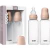 BIBS Biberon in plastica, 270 ml, 2-pack, Tettarella in silicone, Blush