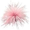 SYSUII Spilla da donna con piuma, spilla a forma di piuma di struzzo naturale, spilla a forma di piuma, accessorio per capelli, copricapo per compleanno, matrimonio, M, Piuma