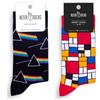ALTER SOCKS Calzini con motivi famosi, dipinti e personaggi - Unisex per uomo e donna/Taglia 36 - 45 / Calzini hipster con disegni divertenti, Taglia unica