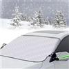Telo Protettivo Auto Antigelo E Antineve – 5 Strati, 145x245 Cm – Copri Parabrezza Invernale Ed Estivo - 3