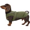 Kuoser Cappotto per cani impermeabile giacca per cani per cani di piccola taglia media, in tela riflettente cappotto invernale per cani di taglia grande, cappotto giacca in pile per cuccioli cappotto