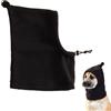 HhBdy Paraorecchie Cane, Copri Orecchie per Cani Caldo Cappello Invernale per Cani Regolabile Cappello Cane Lavabile Scaldacollo e Orecchie Domestici Nero per Caldo Silenzioso e Rilassante (M)