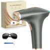 Haarlosy IPL Epilatore Luce Pulsata - Indolore Epilatore Laser con Funzioni 3 IN 1 (HR/SC/RA), 9 Livelli 999.900 Flash per Uso Domestico su Donna Uomo Bikini, Corpo, Ascelle e Gambe